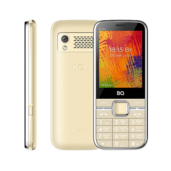 Телефон BQ 2838 Art XL+ (Золотой) от Shop bq