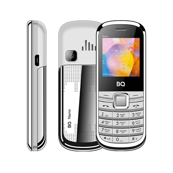 Телефон BQ 1415 Nano (Серебряный)