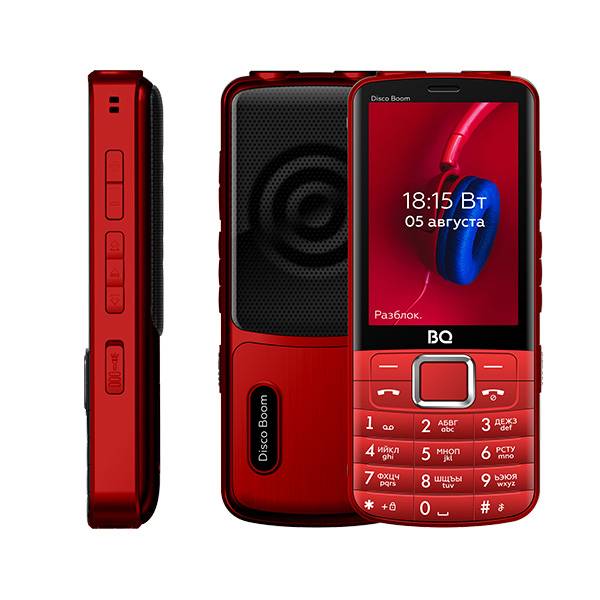 Телефон BQ 3587 Disco Boom (Красный)
