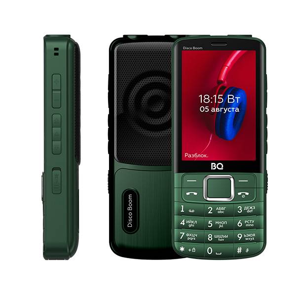 Телефон BQ 3587 Disco Boom (Зеленый)