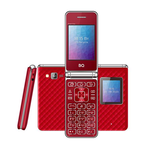 Телефон BQ 2446 Dream Duo (Красный) от Shop bq