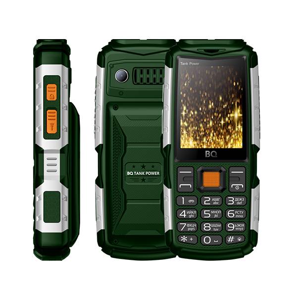 Телефон BQ-2430 Tank Power (Зеленый)