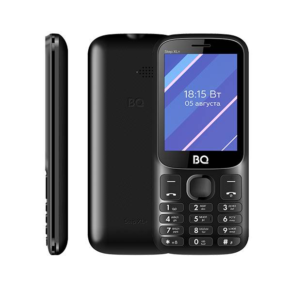 Телефон BQ 2820 Step XL+ (Черный)