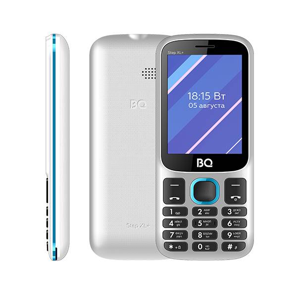 Телефон BQ 2820 Step XL+ (Бело-синий) от Shop bq