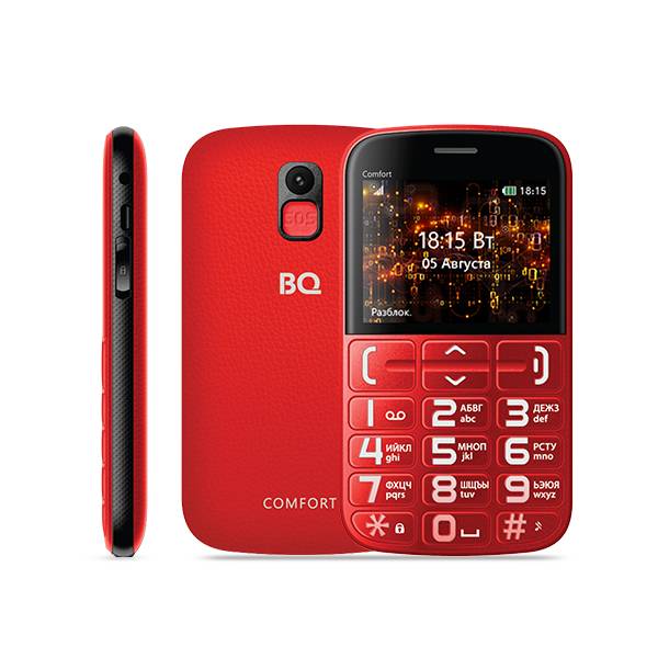 Телефон BQ-2441 COMFORT (Красный)