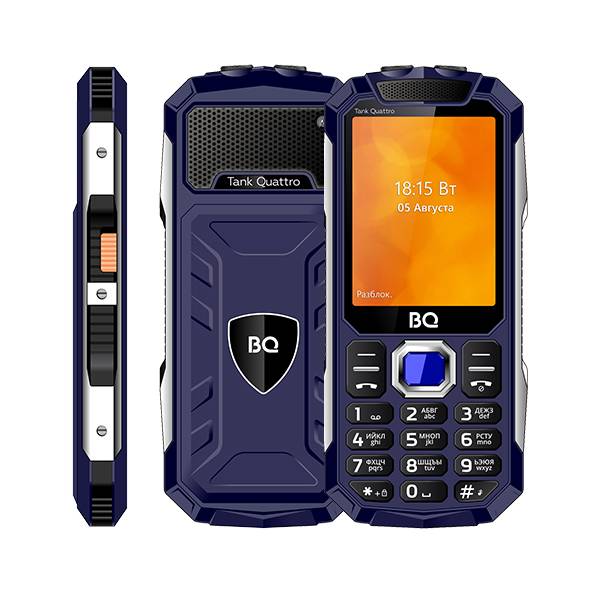 Телефон BQ 2819 Tank Quattro (Синий) от Shop bq