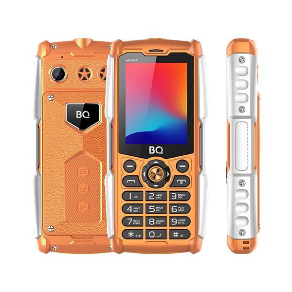 Телефон BQ 2449 Hammer (Оранжевый)