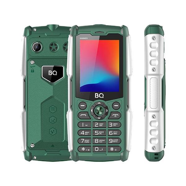 Телефон BQ 2449 Hammer (Зеленый)