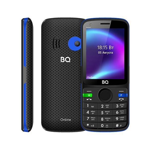 Телефон BQ 2800G Online (Черно-синий)